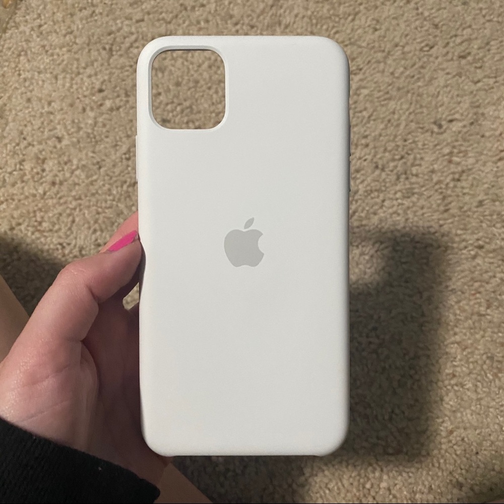 Apple White Silicone Case